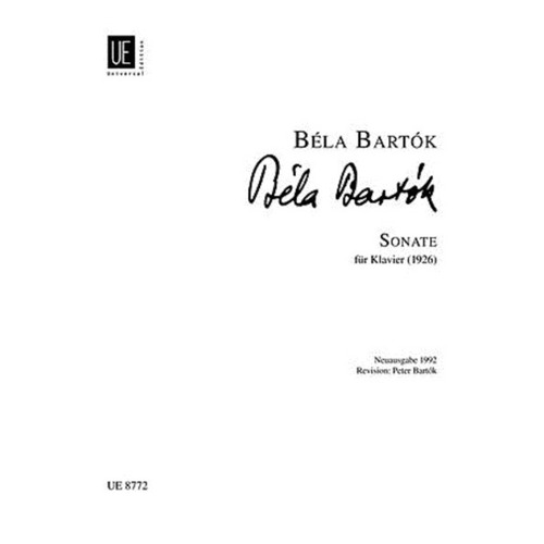 Bartok - Sonata For Piano (Softcover Book)