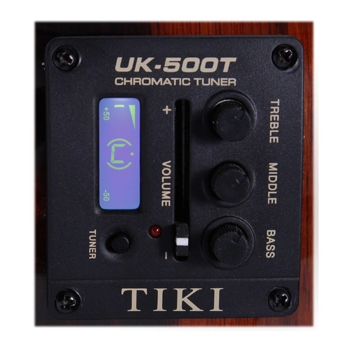 Tiki UK-500T Ukulele Pickup with 3-Band EQ and Tuner