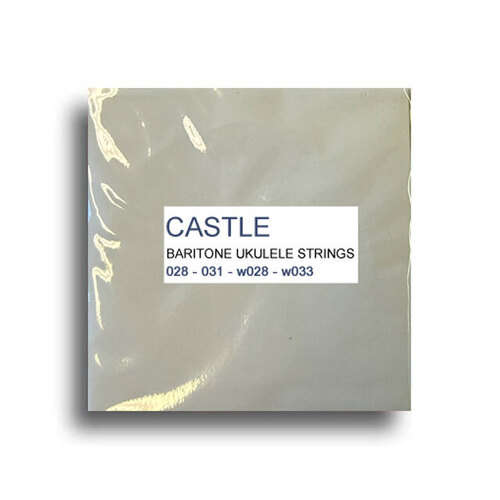 Castle Strings Baritone Ukulele String Set UKEBARITONE 028-031 w028-w033, 4 Strings
