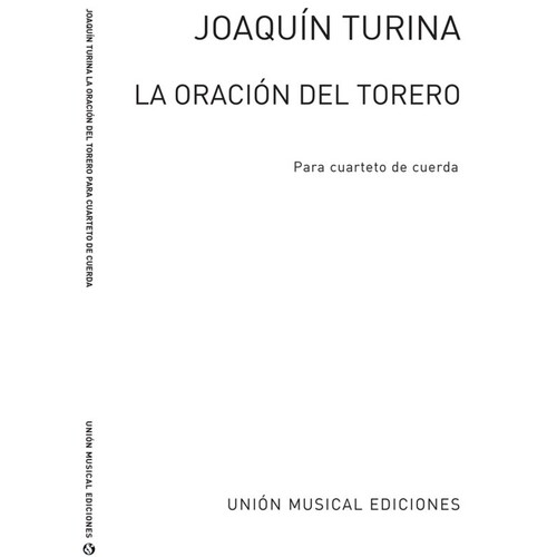 Turina La Oracion Del Torero Score