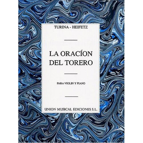 Turina La Oracion Del Torero Violin/Piano Hei 