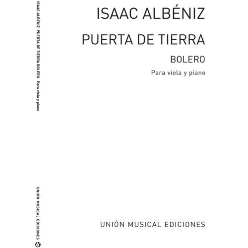 Albeniz Puerta De Tierra Viola/Piano 