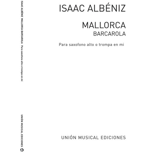 Albeniz Mallorca Alto Sax and Piano(Arc) 