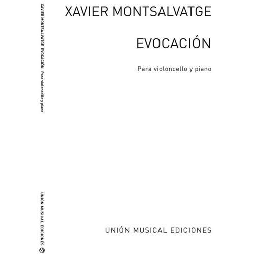 Montsalvatge Evocacion Cello and Piano 