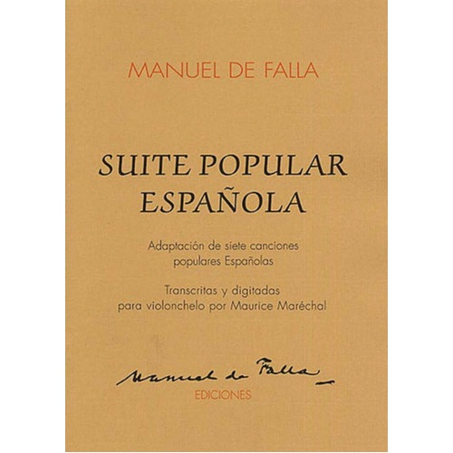 Falla Suite Pop.EspagnOnline Audio Cello/Piano 