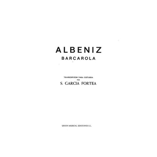 Albeniz BarcarOnline Audio Guitar (Garcia Fortea) 