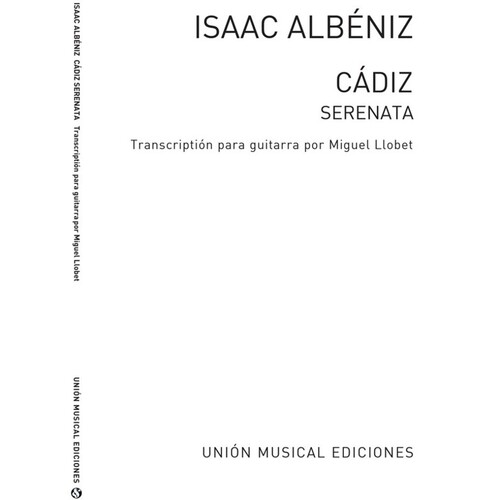 Albeniz Cadiz Guitar (Llobet) 