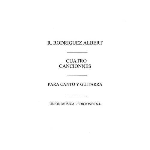 Rodriguez Cuatro Canciones Voi/Guitar 