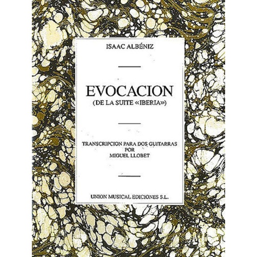 Albeniz Evocacion 2 Guitars (Llobet) 