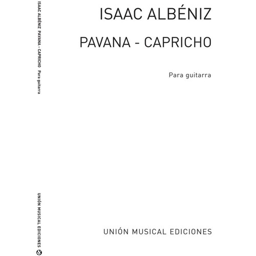 Albeniz Pavana/Capricho Guitar (Tarrega) 