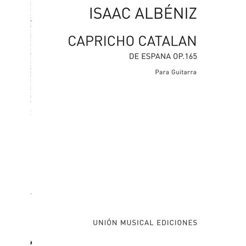 Albeniz Capricho Catalan Guitar 