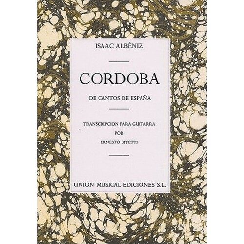 Albeniz Cordoba No.4 Guitar Solo 