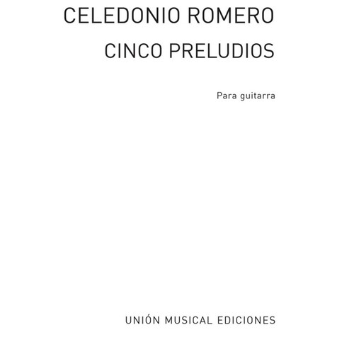 Romero 5 Preludes For Guitar(Arc) 