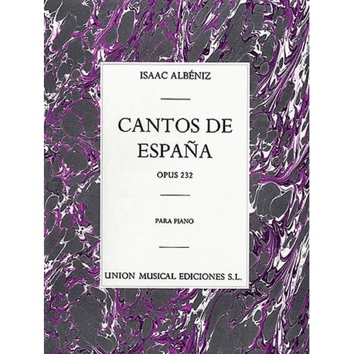 Albeniz Cantos De Espana Piano Solo 