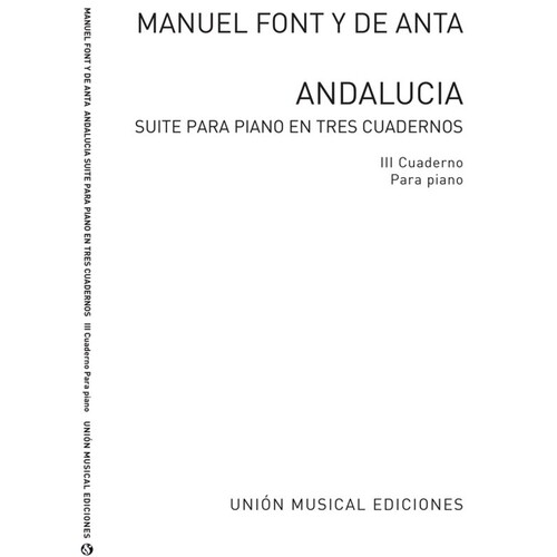 Anta Andalucia Suite 3 For Piano 