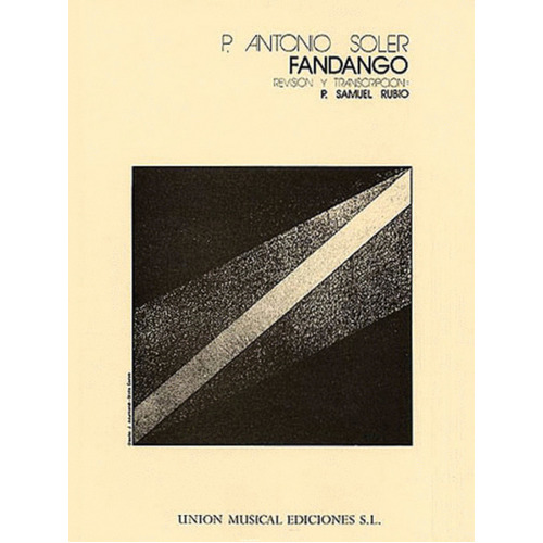 Soler Fandango Piano Solo 