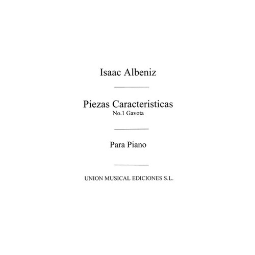 Albeniz Gavotte No.1 From Op.92 Piano(Arc) 