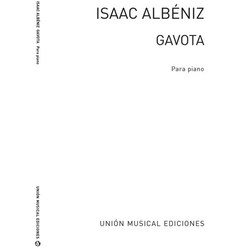 Albeniz Gavota No. 1 Suite Ancienne Op. 54 Piano 
