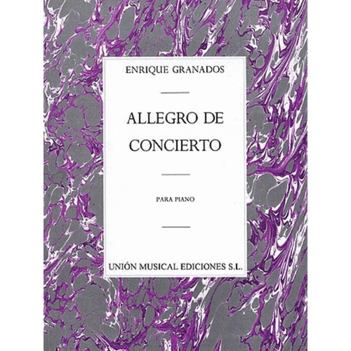 Granados Allegro De Concierto Piano 