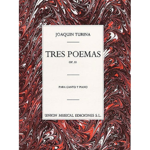 Turina 3 Poems Op.81 Soprano Voice