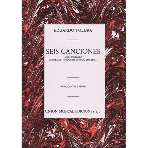 Toldra Seis Canciones Vce/Piano 