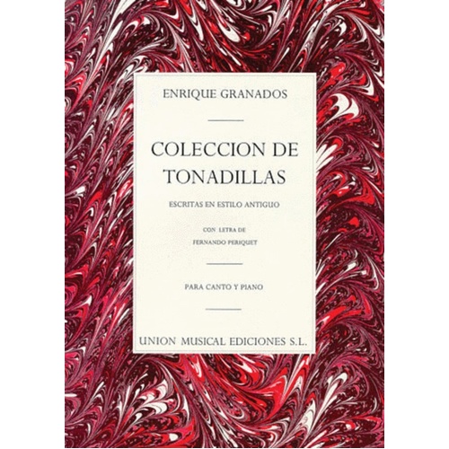 Granados Coleccion De Tonadillas Vce/Piano 
