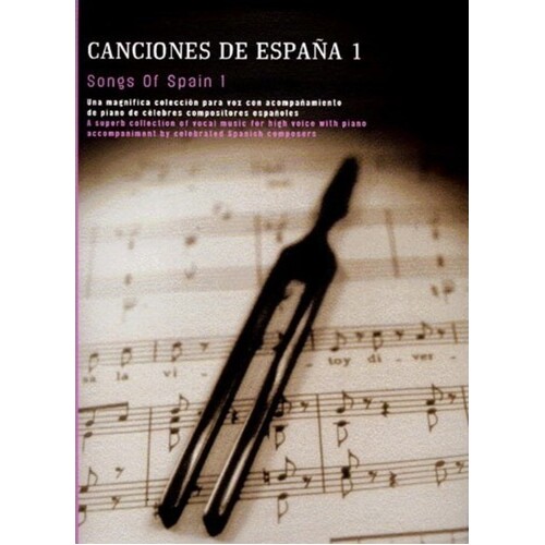 Songs Of Spain Book 1 High Vce/Piano 