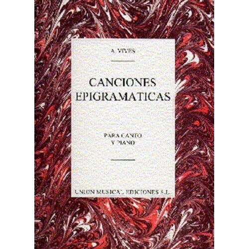 Vives Canciones Epigramaticas Vce/Piano 