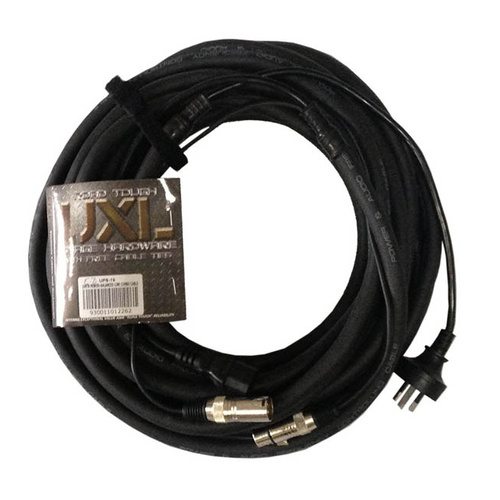UXL AUDIO 15mtr Power+balanced Line Combo Cable