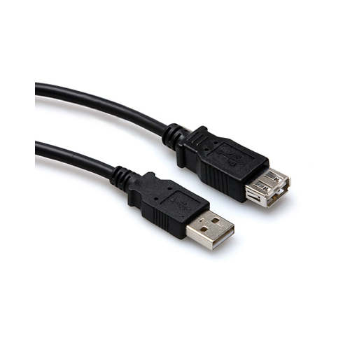 Hosa High Speed USB Extension Cable, Type A to Type A, 5 ft