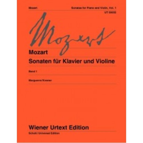 Mozart - Sonatas For Violin And Piano Vol 1 (Softcover Book)