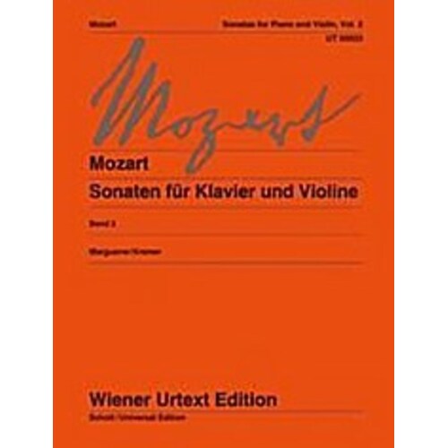 Mozart - Sonatas For Violin And Piano Vol 2 (Softcover Book)