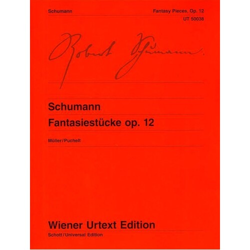 Schumann - Fantasy Pieces Op 12 For Piano (Softcover Book)