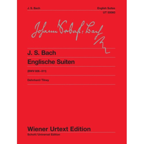Bach - English Suites Bwv 806-811 Piano Urtext