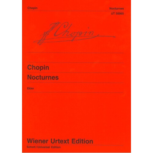Chopin - Nocturnes Ed Ekier Urtext (Softcover Book)