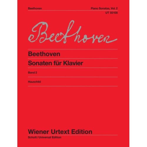 Beethoven - Sonatas For Piano Book 2 Urtext 