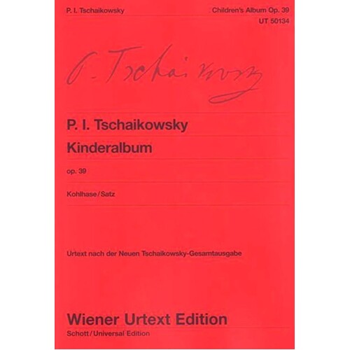 Tchaikovsky - Childrens Album Op 39 Urtext (Softcover Book)