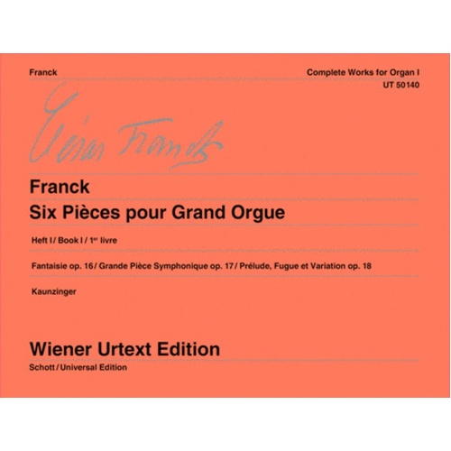 Organ Works Comp Book 1 Urtext 