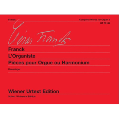 Organ Works Comp Book 5 Urtext 