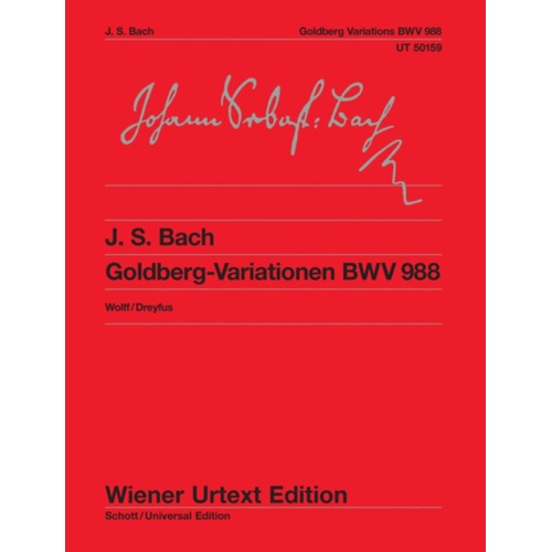 Goldberg Variations Urtext