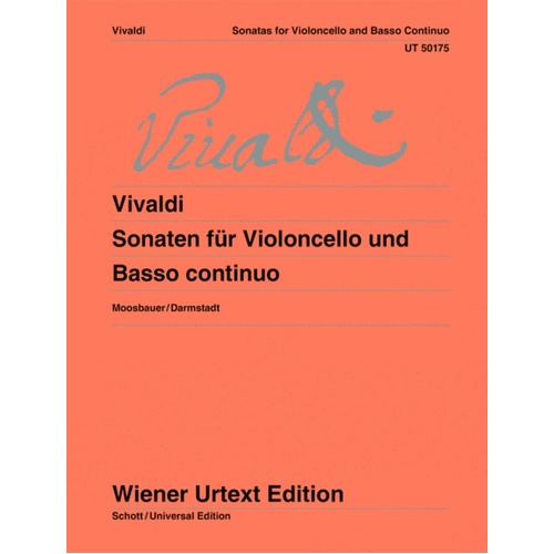 Sonatas For Cello and Basso Continuo 