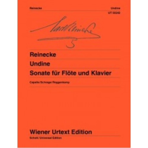 Undine Sonata Op 167 Flute/Piano (Softcover Book)