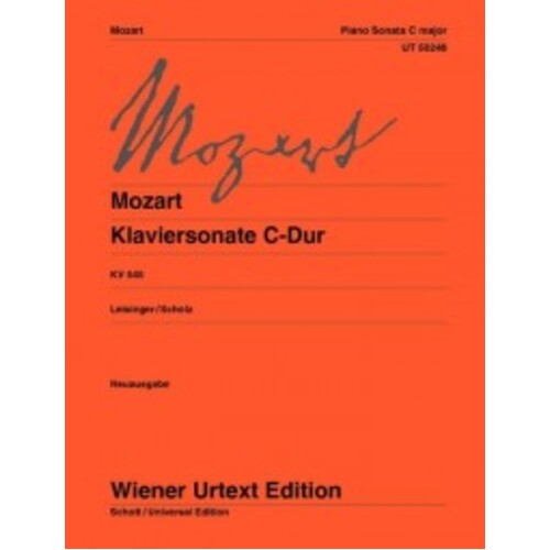 Piano Sonata K 545 C Major (Softcover Book)