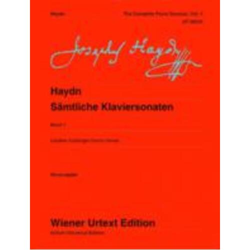 Haydn - Sonatas Vol 1 New Edition Urtext (Softcover Book)