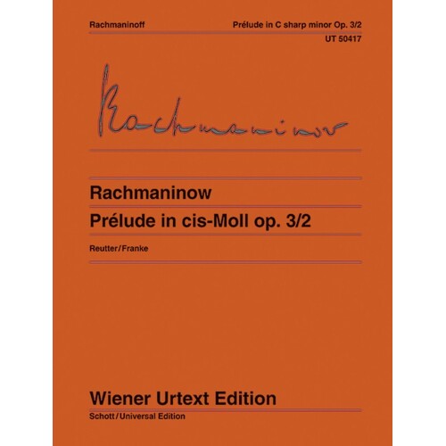 Prelude In C Sharp Minor Op 3/2 Piano (Softcover Book)