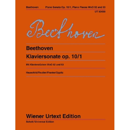 Beethoven - Piano Sonata C Minor Op 10/1