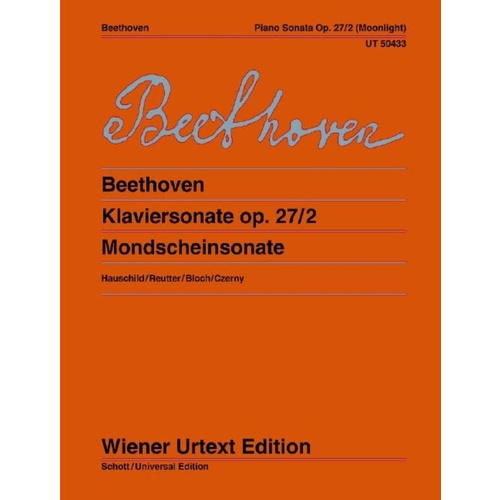 Beethoven - Piano Sonata Op 27 No 2 Moonlight