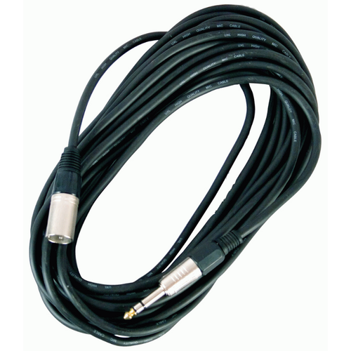 UXL 10MTR XLR to TRS Stereo 6.3mm Jack Cable