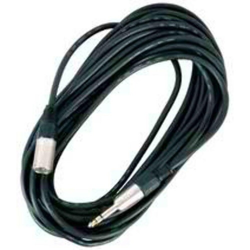 UXL UXA15 Speaker Cable Male XLR to 1/4'' Inch Stereo Jack 6.35mm 15m 49ft Lead UXA-15