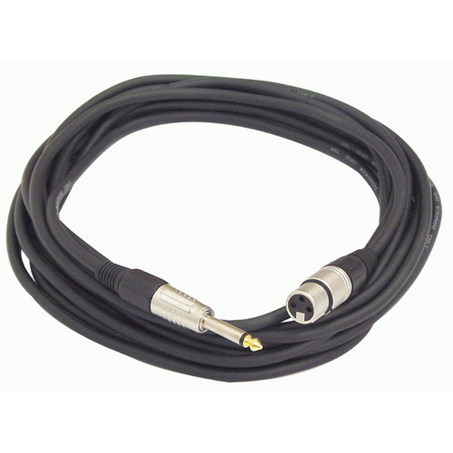 UXL 7 Meter Female XLR to Male Jack Hi-Imp Mic Cable DLX